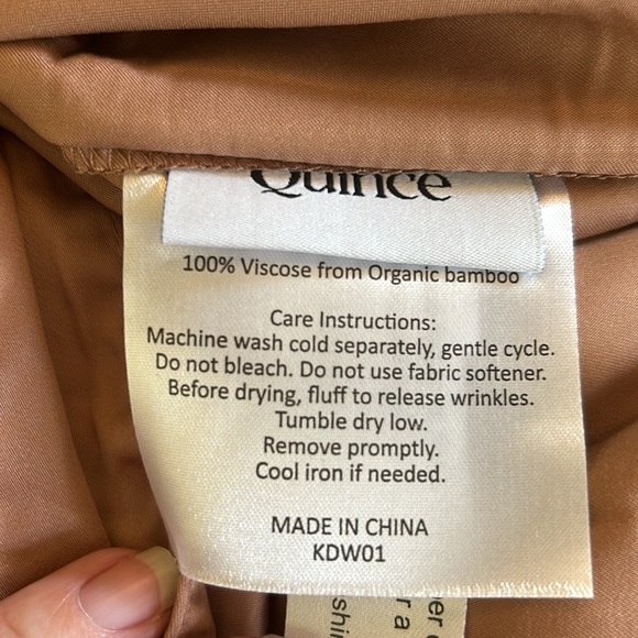 Quince Twin Duvet cover Color Clay 100% viscose from organic banboo - Picture 8 of 8